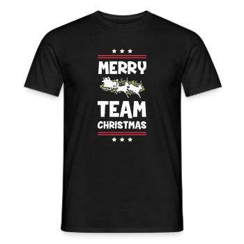 Joyeux Noël - T-shirt homme - noir - Devant - AI Model Male 178 light (178cm)