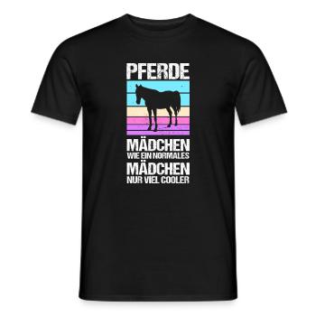 Reiten Pferdeliebhaber Reiterhof Pferde - Männer T-Shirt - Schwarz - Vorne - AI Model Male 178 light (178cm)