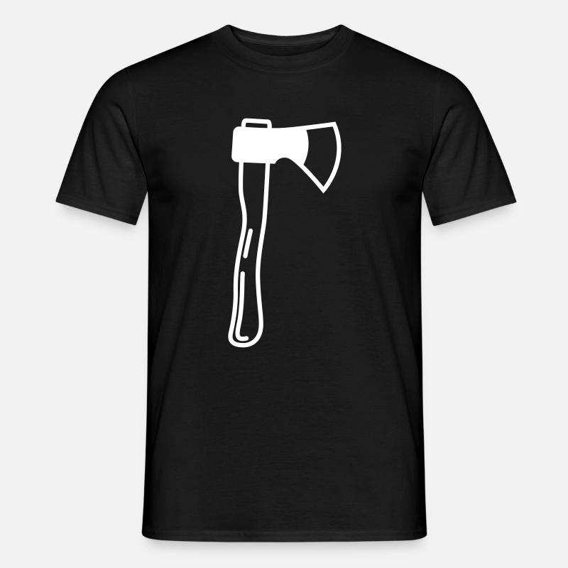 Axt Symbol - Männer T-Shirt - Schwarz