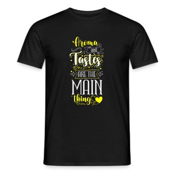 Chef Gourmet Chef's Hat Gastronomy - Men's T-Shirt - black - Front - AI Model Male 178 light (178cm)