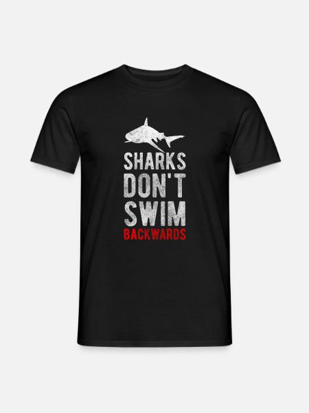 Shark Underwater Fishing Holidays - Men's T-Shirt - black
