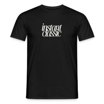 Instant Classic - Minimalist Text Design - Men's T-Shirt - black - Front - AI Model Male 178 light (178cm)