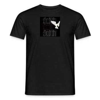 Faith - Men's T-Shirt - black - Front - AI Model Male 178 light (178cm)