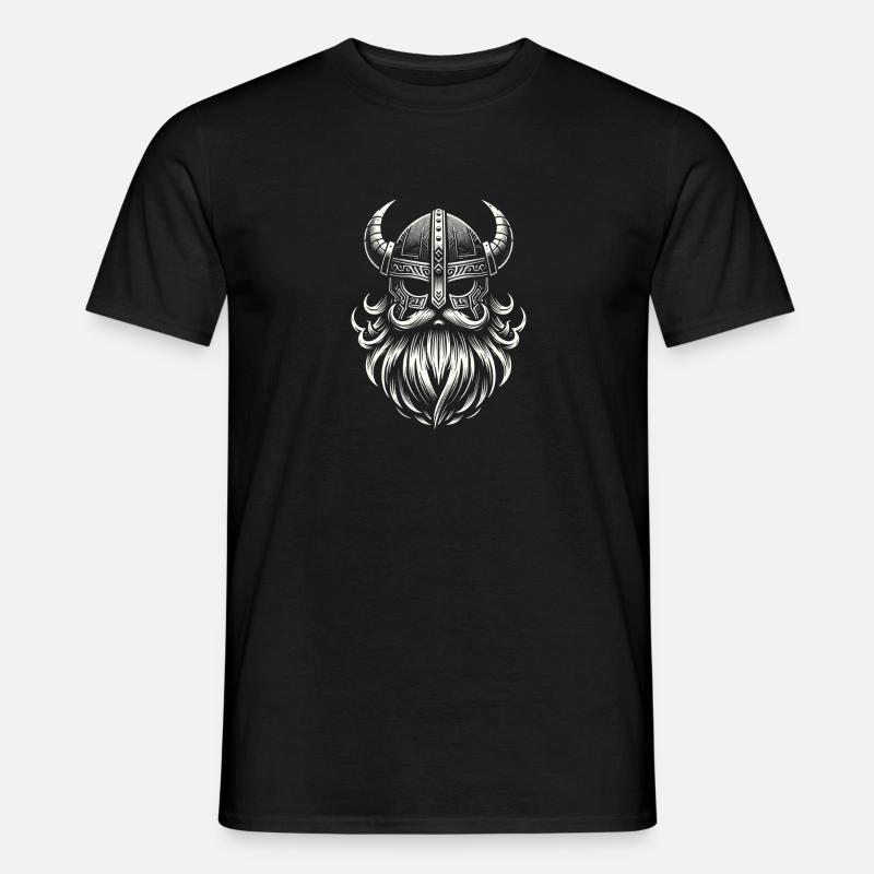 Tapferkeit der Wikinger - Männer T-Shirt - Schwarz