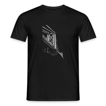 Williamsburg Bridge - Männer T-Shirt - Schwarz - Vorne - AI Model Male 178 light (178cm)