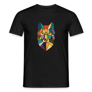 Fuchs - Männer T-Shirt - Schwarz - Vorne - AI Model Male 178 light (178cm)