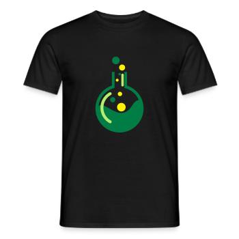 POTION - T-shirt homme - noir - Devant - AI Model Male 178 light (178cm)