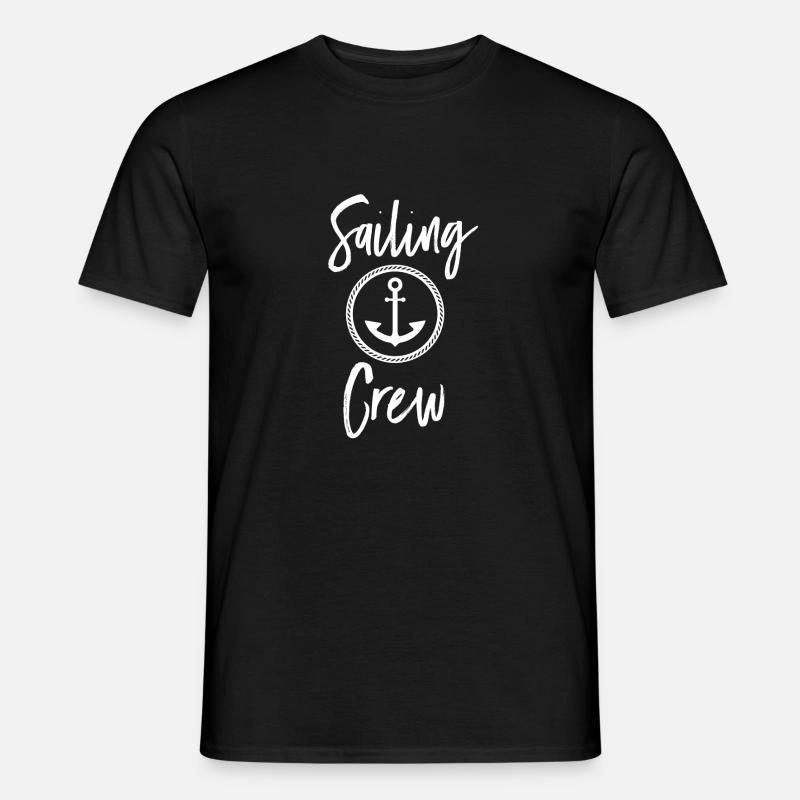 Sailing Crew - Männer T-Shirt - Schwarz