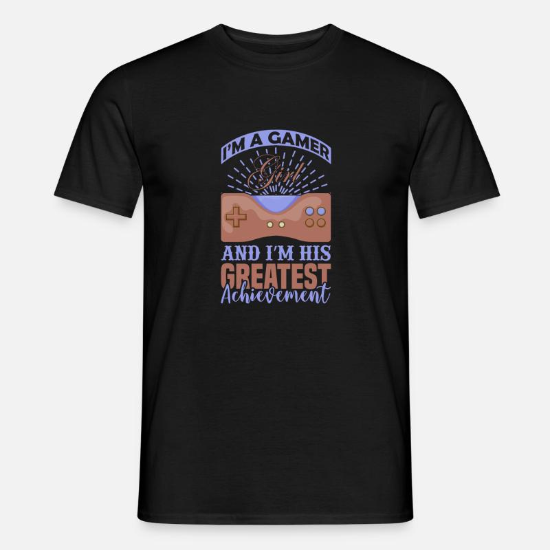 Ich bin ein Gamer - Männer T-Shirt - Schwarz
