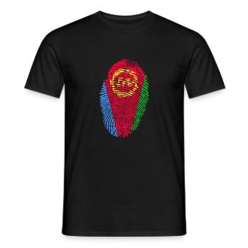 Eritrea - Männer T-Shirt - Schwarz - Vorne - AI Model Male 178 light (178cm)