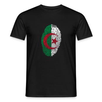 Algeria - Men's T-Shirt - black - Front - AI Model Male 178 light (178cm)
