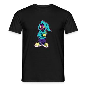 Neon Troll - Men's T-Shirt - black - Front - AI Model Male 178 light (178cm)