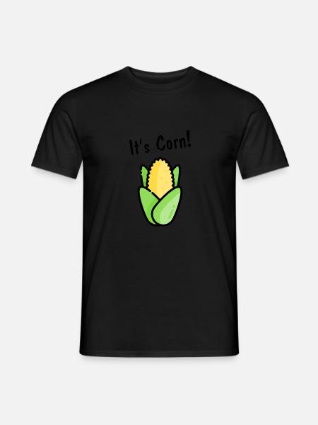 It's corn! - Männer T-Shirt - Schwarz
