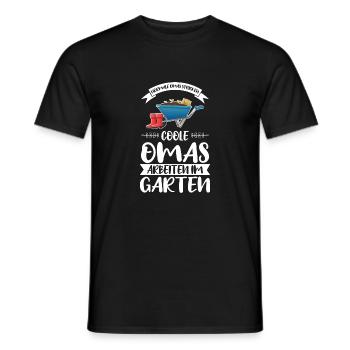 Garten Oma Großmutter Geschenk - Männer T-Shirt - Schwarz - Vorne - AI Model Male 178 light (178cm)