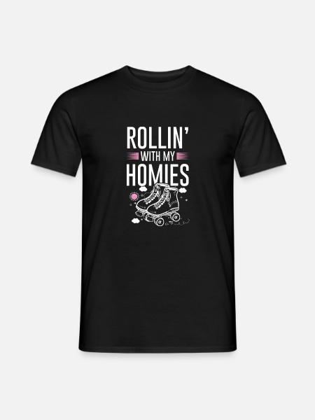 Inline Skate Queen - Men's T-Shirt - black