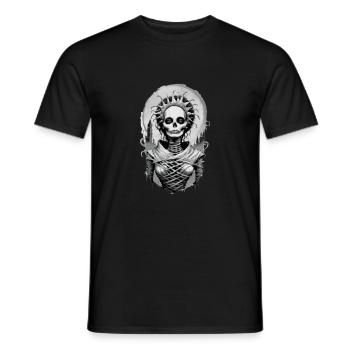 portrait d une momie 1 - T-shirt homme - noir - Devant - AI Model Male 178 light (178cm)