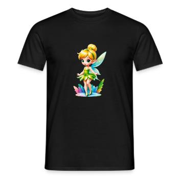 Little Fairy 7 - Men's T-Shirt - black - Front - AI Model Male 178 light (178cm)