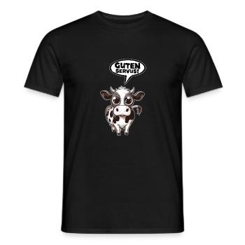 Guten Servus Tach Lustiger Spruch Witzig Spruch - Männer T-Shirt - Schwarz - Vorne - AI Model Male 178 light (178cm)