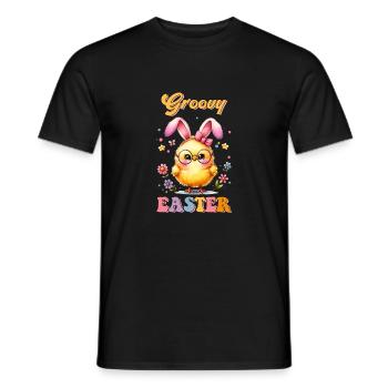 Easter Easter Bunny Easter Eve Easter Sunday Easter Egg Spring - Men's T-Shirt - black - Front - AI Model Male 178 light (178cm)