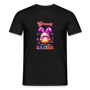 Easter Easter Bunny Easter Eve Easter Sunday Easter Egg Spring - Men's T-Shirt - black - Front - AI Model Male 178 light (178cm)