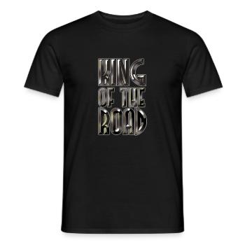 King Of The Road Black Steel - Men's T-Shirt - black - Front - AI Model Male 178 light (178cm)