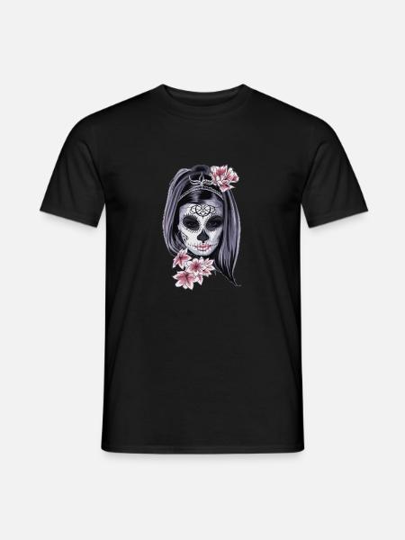 La Catrina - Day of the Dead - Men's T-Shirt - black