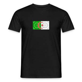 Algerien - Männer T-Shirt - Schwarz - Vorne - AI Model Male 178 light (178cm)