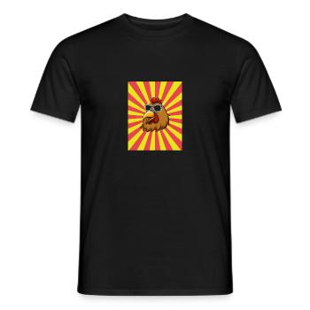 Chickens Hen - Men's T-Shirt - black - Front - AI Model Male 178 light (178cm)