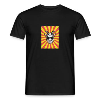 Chèvres - T-shirt homme - noir - Devant - AI Model Male 178 light (178cm)