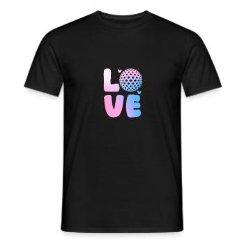 Golfers Golf - Men's T-Shirt - black - Front - AI Model Male 178 light (178cm)