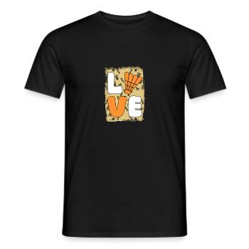 Federball Badminton - T-shirt homme - noir - Devant - AI Model Male 178 light (178cm)