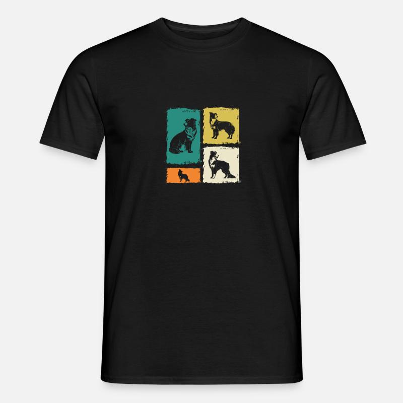Border Collie - Männer T-Shirt - Schwarz