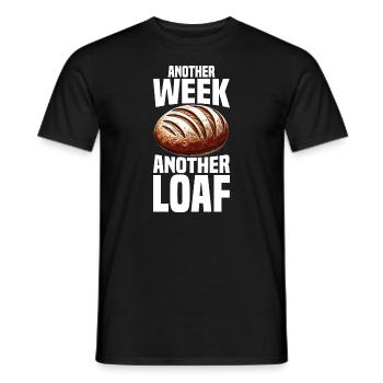 Sourdough Bread Bread Baking Sourdough Starter - Men's T-Shirt - black - Front - AI Model Male 178 light (178cm)