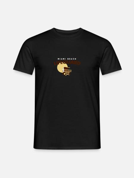 Miami Lifeguard - Men's T-Shirt - black