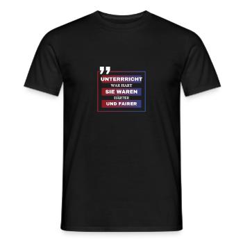 Plus qu’un simple cadeau d’enseignant - T-shirt homme - noir - Devant - AI Model Male 178 light (178cm)