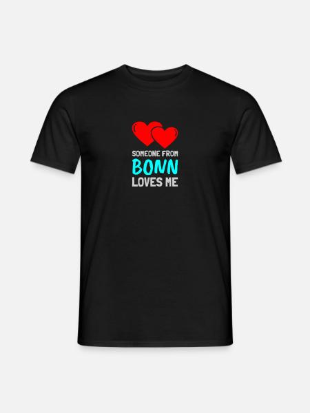 Someone from Bonn - Men's T-Shirt - black