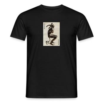 Karte Joker - Männer T-Shirt - Schwarz - Vorne - AI Model Male 178 light (178cm)