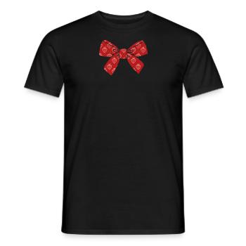 Strawberry Fly - Strawberry Suit Tie - Men's T-Shirt - black - Front - AI Model Male 178 light (178cm)