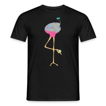 Alien Organism - Men's T-Shirt - black - Front - AI Model Male 178 light (178cm)