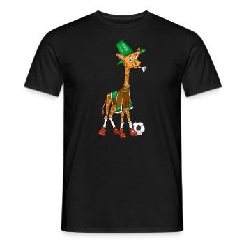 Giraffe Fan Arabie Saoudite - T-shirt homme - noir - Devant - AI Model Male 178 light (178cm)