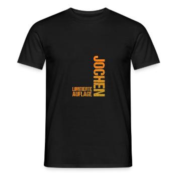 Jochen - Männer T-Shirt - Schwarz - Vorne - AI Model Male 178 light (178cm)