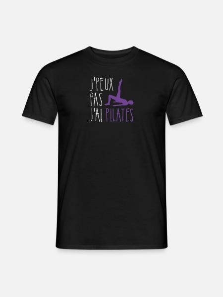 J'peux pas j'ai pilates - T-shirt homme - noir