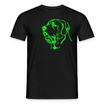 tosainuken01 - T-shirt homme - noir - Devant - AI Model Male 178 light (178cm)