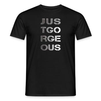 tout simplement magnifique - T-shirt homme - noir - Devant - AI Model Male 178 light (178cm)