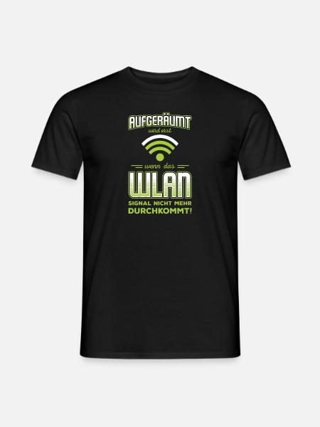No Wifi Kein Wlan Signal Empfangsstörung - Männer T-Shirt - Schwarz