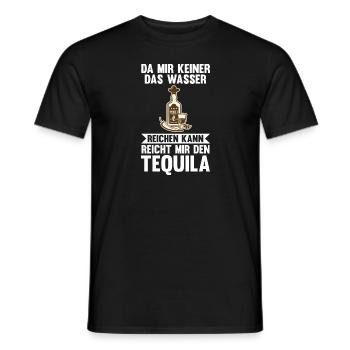 Da mir keiner das Wasser reichen kann reicht mir d - Männer T-Shirt - Schwarz - Vorne - AI Model Male 178 light (178cm)