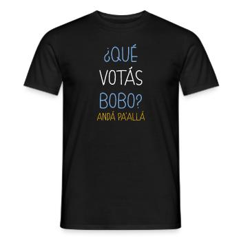 That you vote silly - Men's T-Shirt - black - Front - AI Model Male 178 light (178cm)