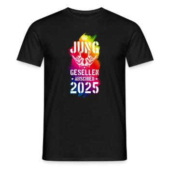 Junggesellenabschied 2025 Jga Party - Männer T-Shirt - Schwarz - Vorne - AI Model Male 178 light (178cm)