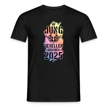 Junggesellenabschied 2025 Jga Party - Männer T-Shirt - Schwarz - Vorne - AI Model Male 178 light (178cm)