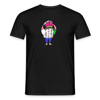 Der Soßen Esser - Männer T-Shirt - Schwarz - Vorne - AI Model Male 178 light (178cm)